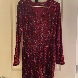 Shein bodycon sequin dress
